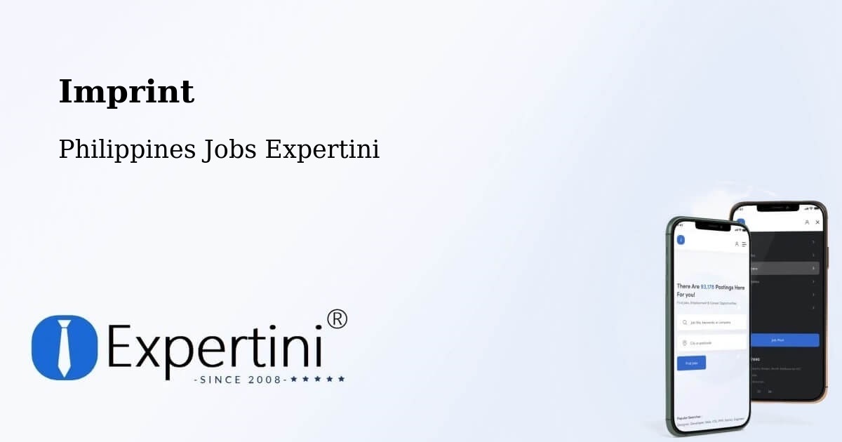 Imprint – San Simon - Philippines Jobs Expertini